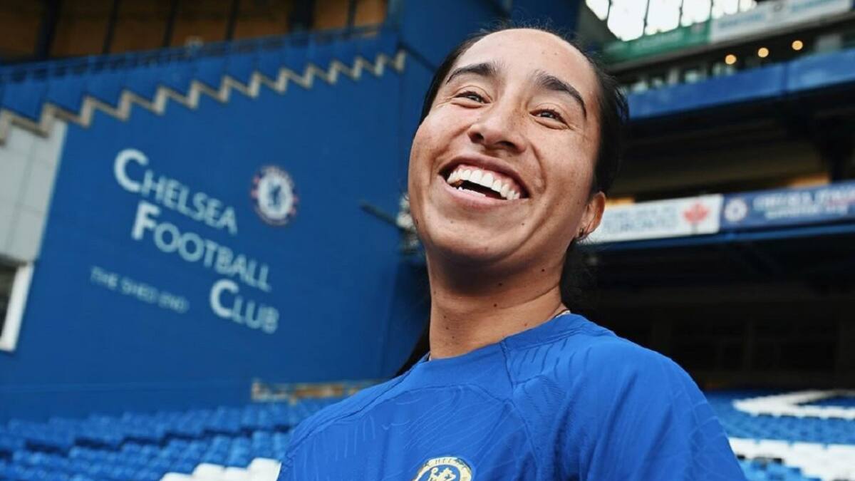 Mayra Ramírez, la futbolista más cara de la historia. Foto: Instagram @chelseafcw