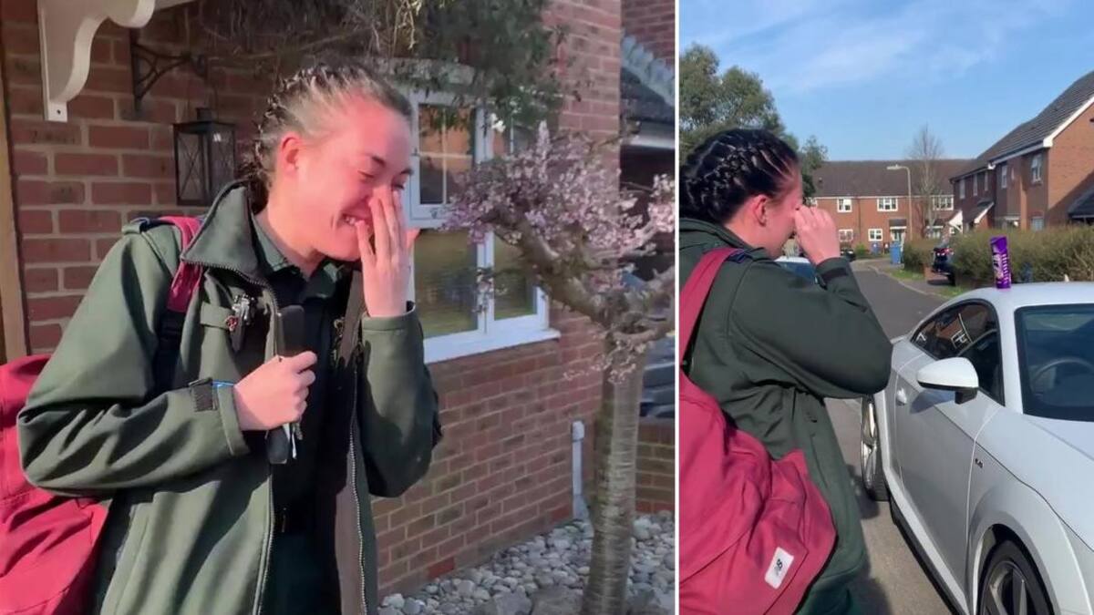 Médica llora de emoción cuando la aplauden al salir a trabajar en Reino Unido