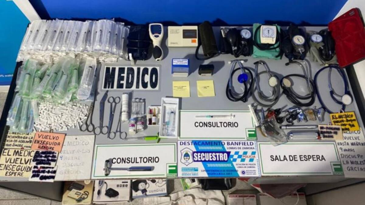 Médico trucho detenido en Almirante Brown, NA