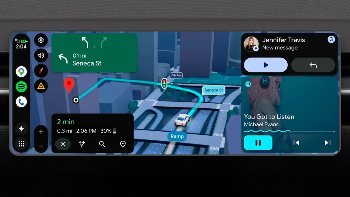 El mayor rediseño en años: cómo es la nueva actualización de Android que transforma a tu coche en un centro digital