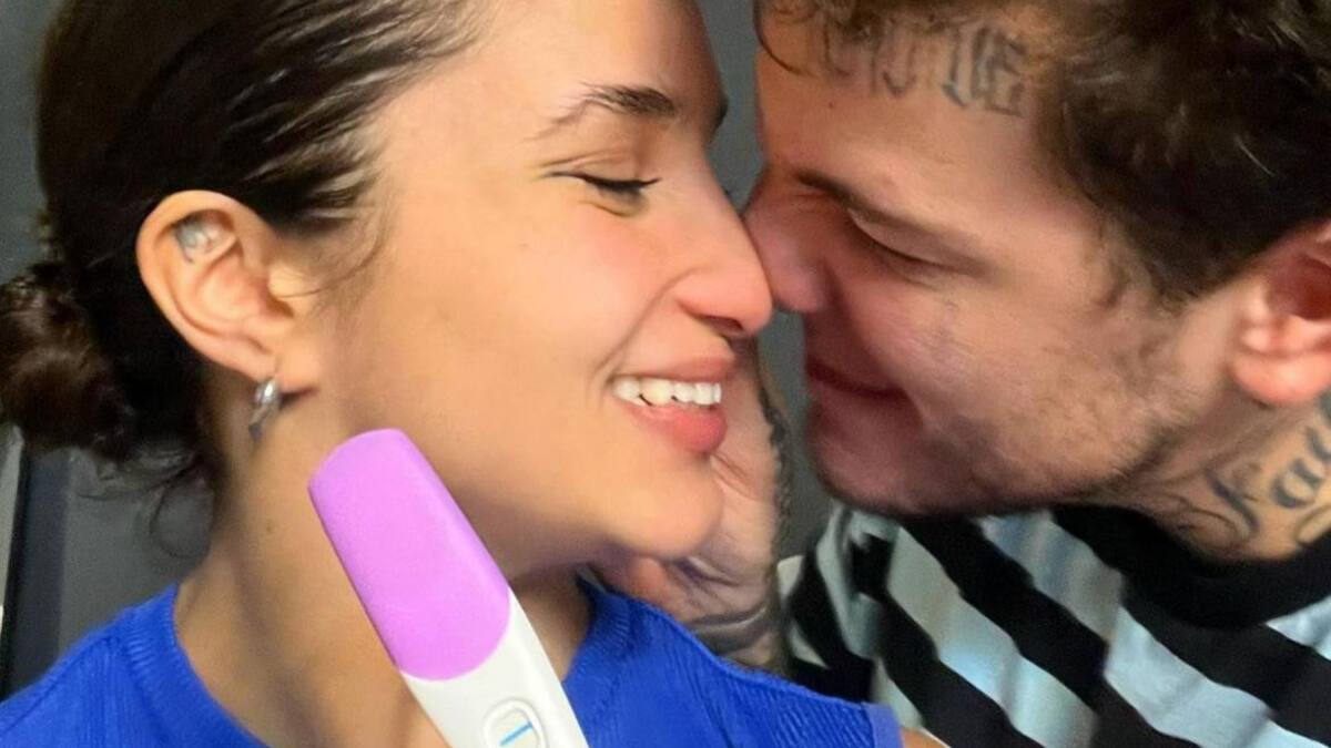 Melody Luz y Alex Caniggia esperan su primer hijo. Foto: Instagram/melodyluz