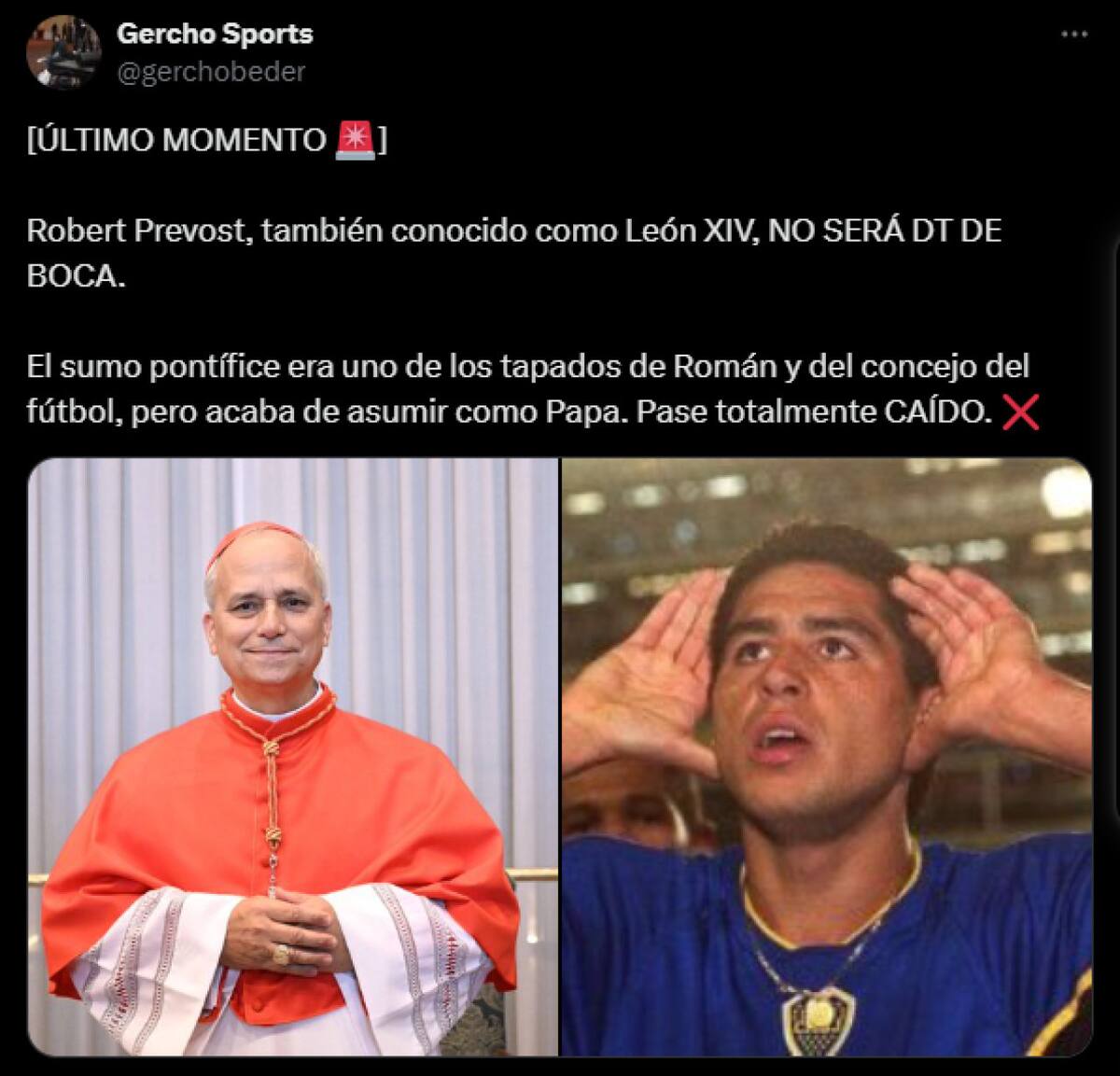 Memes relacionados a la asunción de León XIV. Foto: captura.