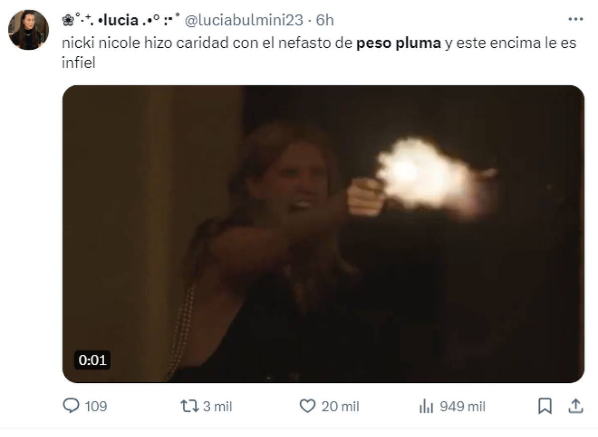Memes tras el escándalo de Nicki Nicole y Peso Pluma. Fotos: X.