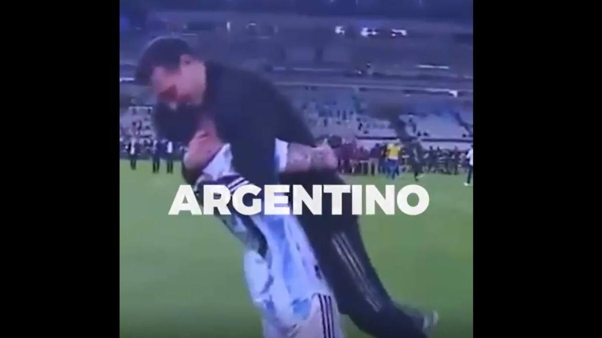 Mensaje de la intendencia de Merlo para la Selección argentina rumbo al Mundial de Qatar. Foto: Captura de video.