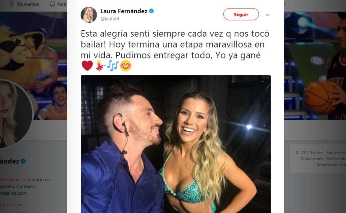 Mensaje de Laurita Fernández en Twitter - Redes sociales