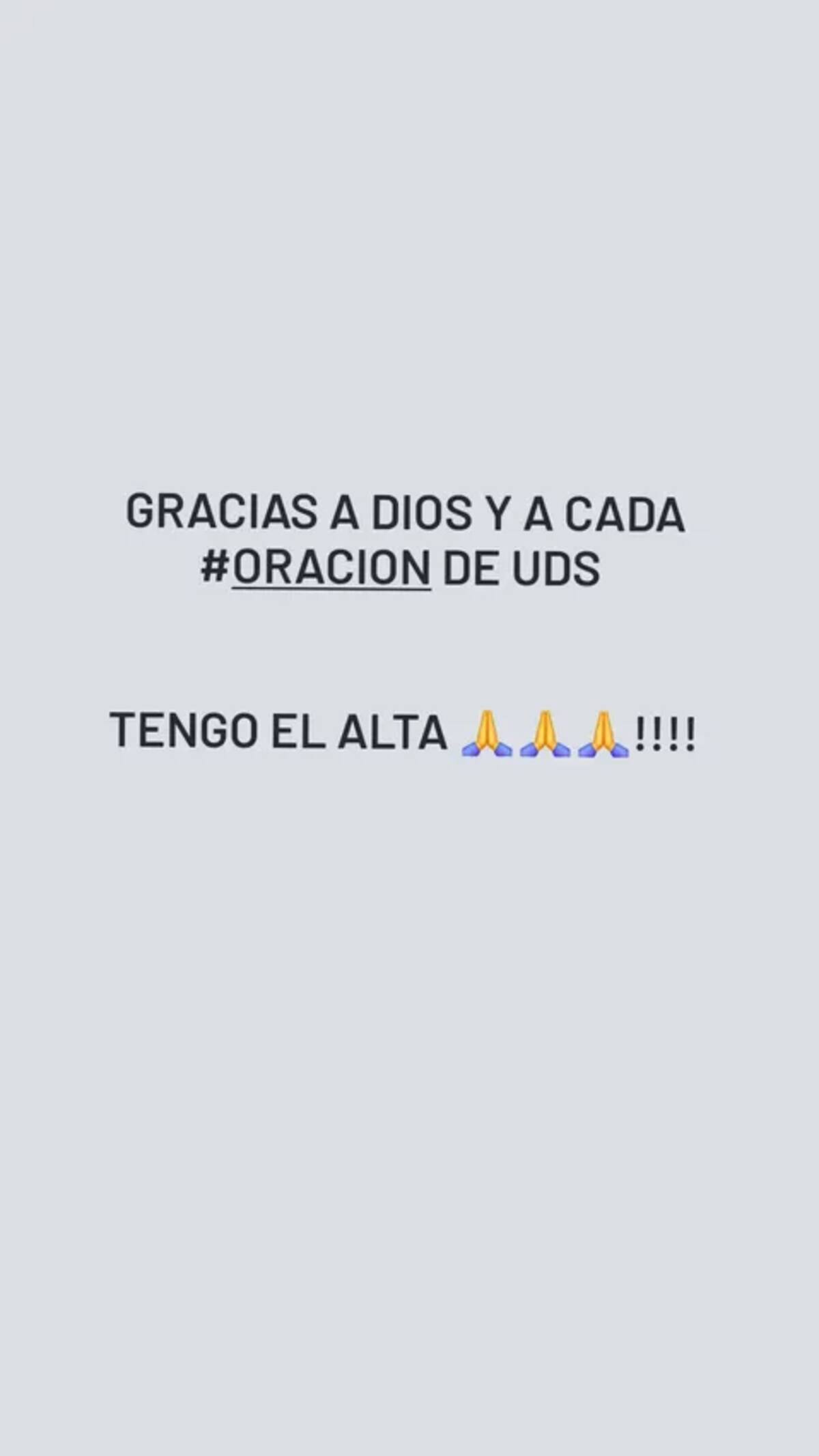 Mensajes de Silvina Scheffler por su internación por leptospirosis.