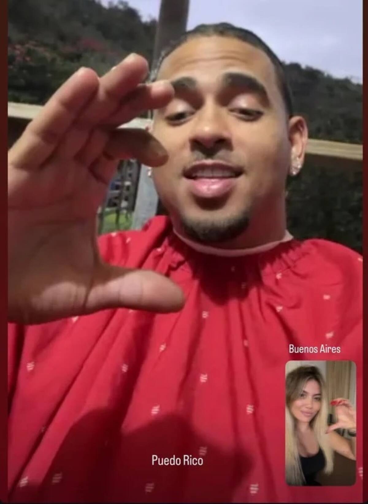 Mensajes entre Wanda Nara y Ozuna. Foto: NA.