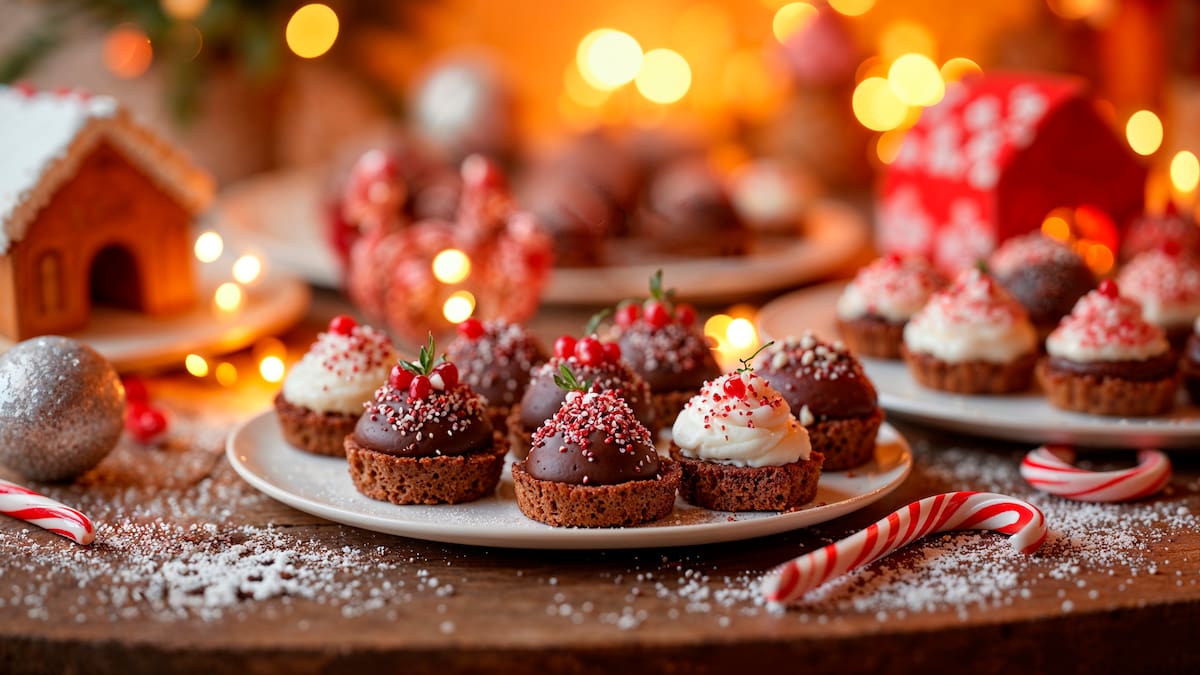 Mesa dulce de Navidad.