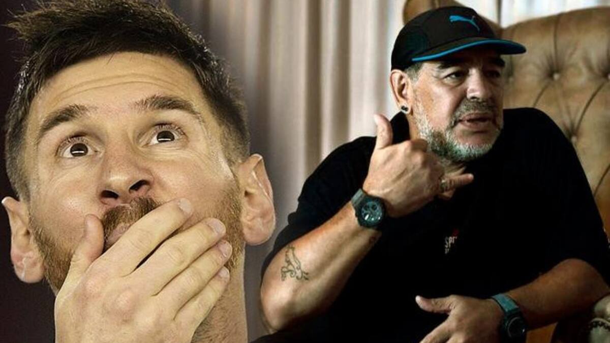 Messi y Maradona