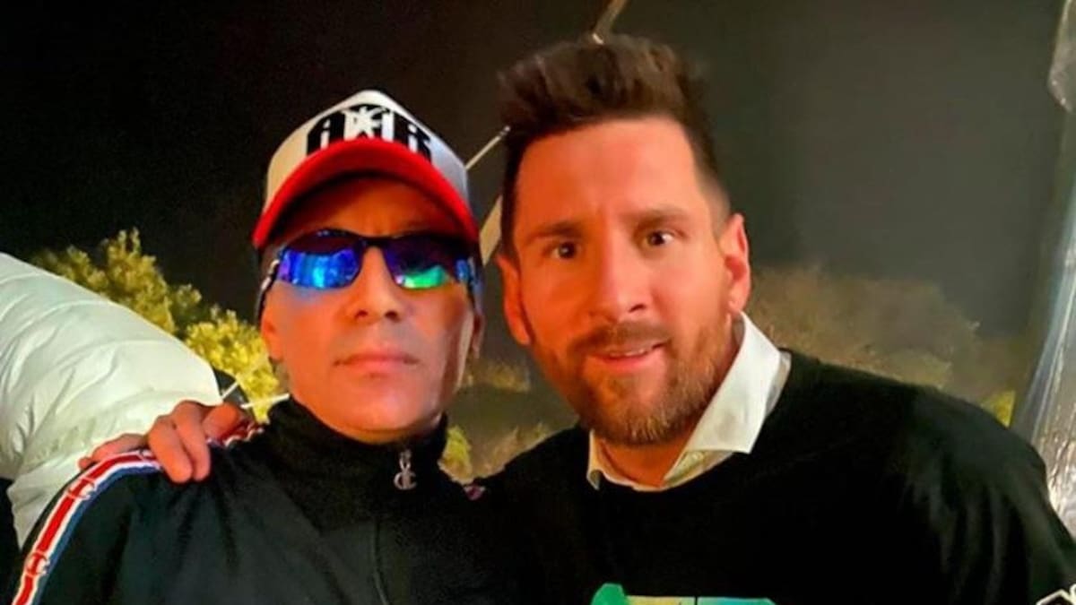 Messi y Pablo Lescano