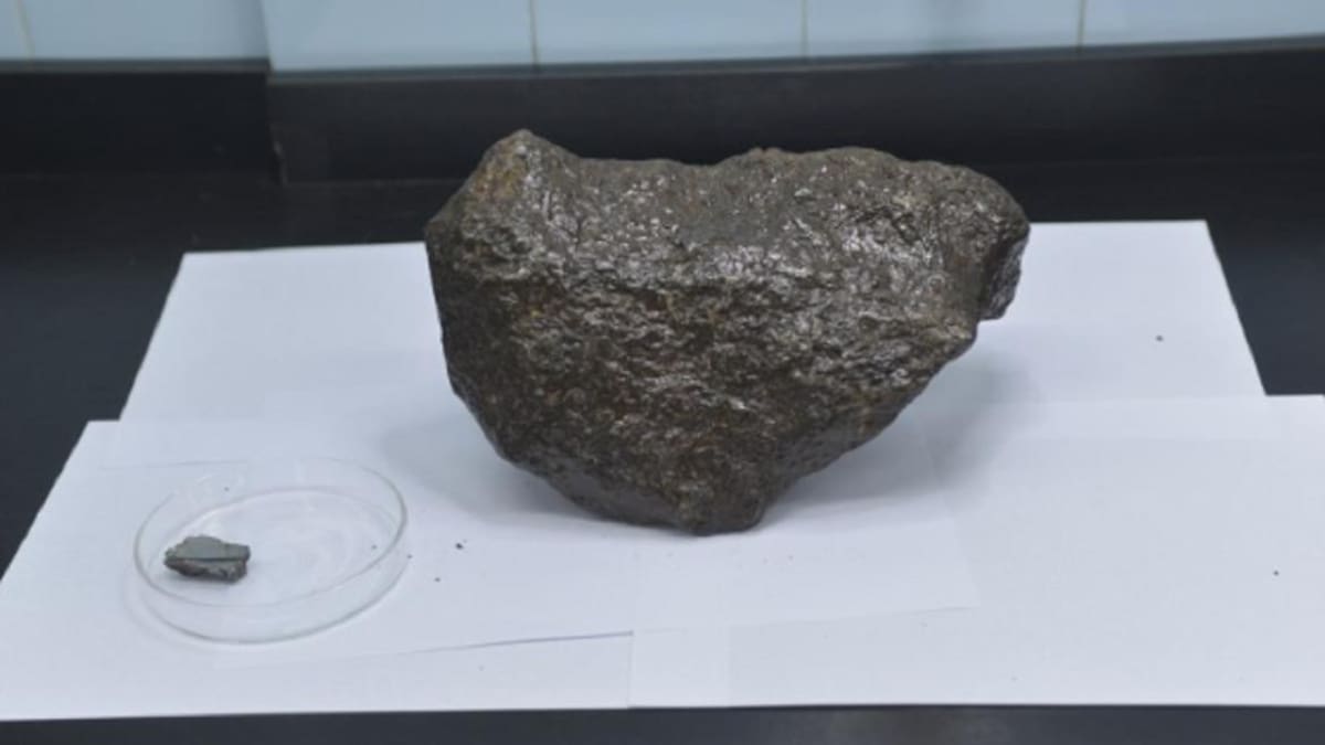 Meteorito. Foto: NA