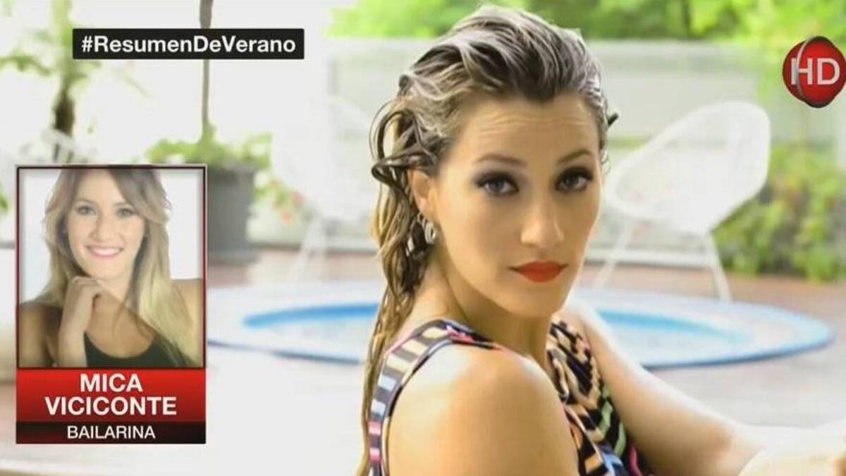 Mica Viciconte en Resumen de Verano (Canal 26)