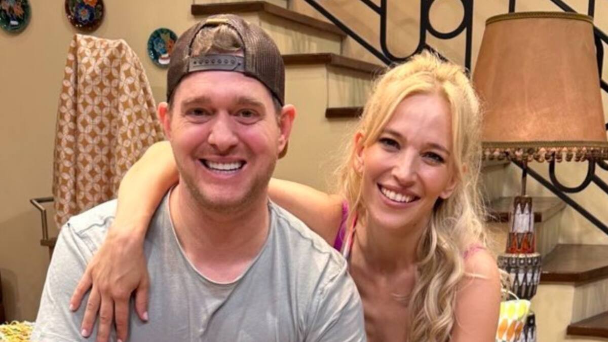 Michael Bublé y Luisana Lopilato. Foto: Instagram/michaelbuble.