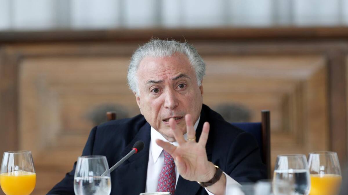 Michel Temer, Brasil, REUTERS
