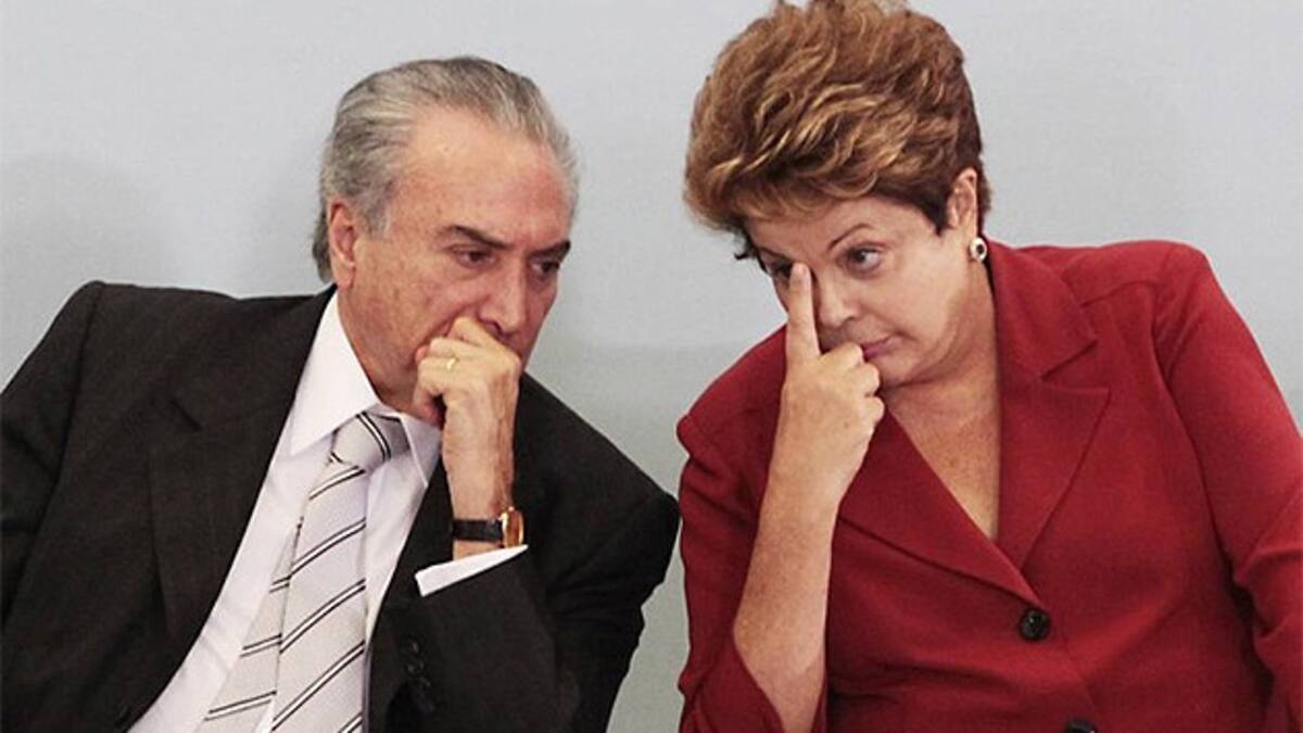 Michel Temer y Dilma Rousseff