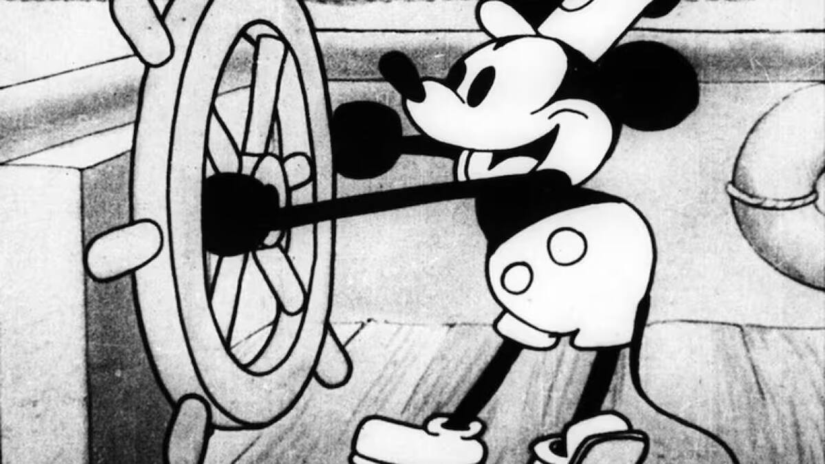 La primera versión del personaje Mickey Mouse será de dominio público en 2024