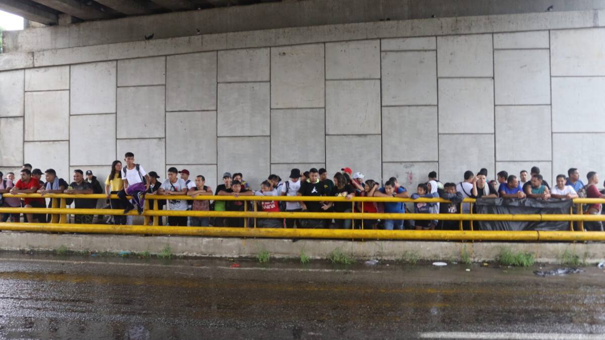 Migrantes en México. Foto: EFE