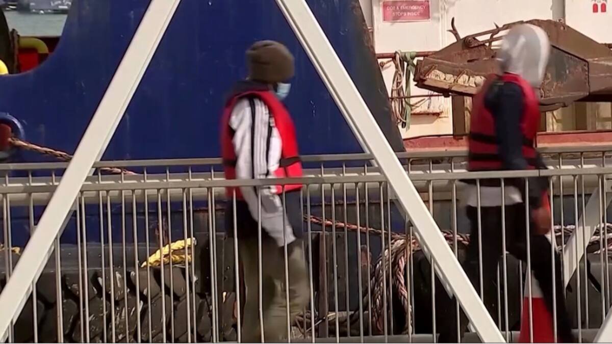 Migrantes en Reino Unido. Foto: Reuters.