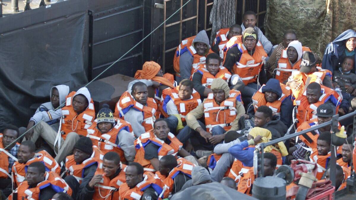 Migrantes llegando a Europa. Foto: EFE