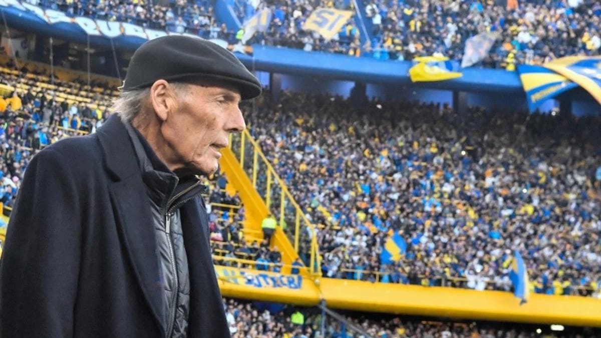 Miguel Ángel Russo en La Bombonera.