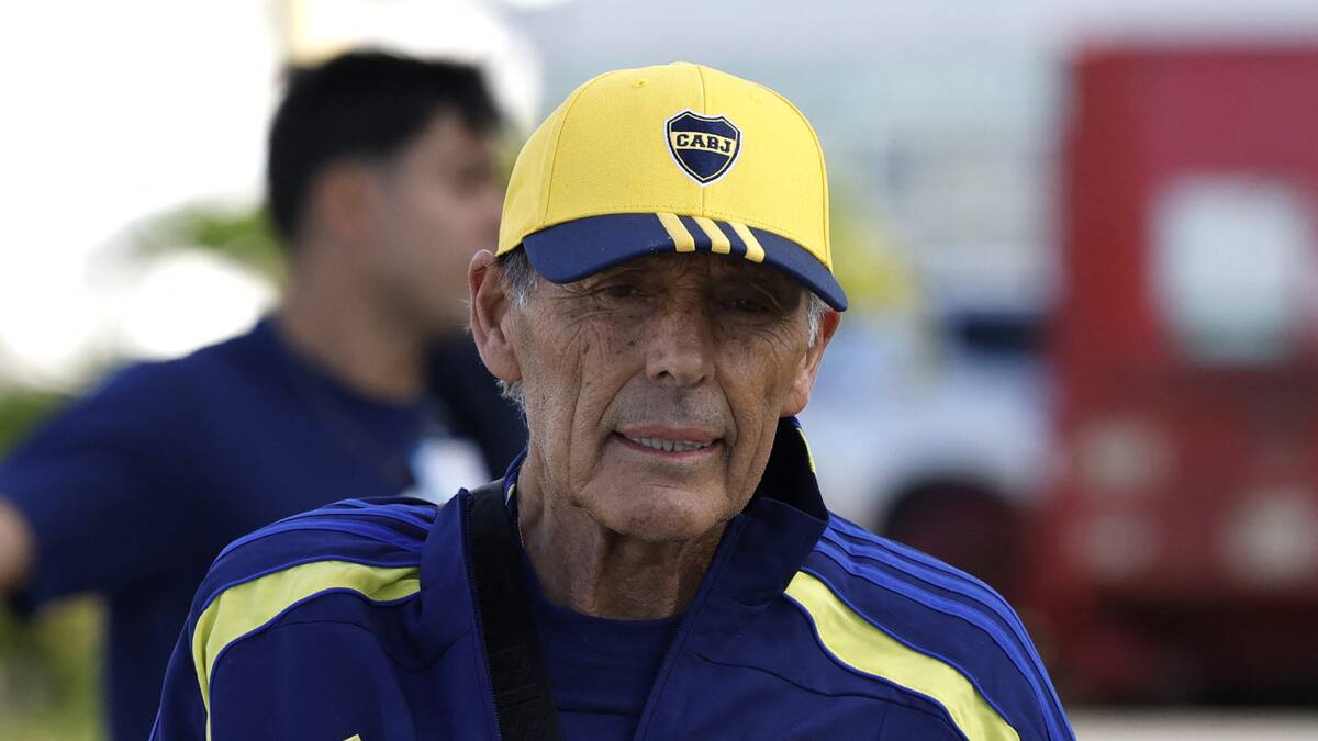 Miguel Ángel Russo, entrenador de Boca. Foto: Reuters/Marco Bello