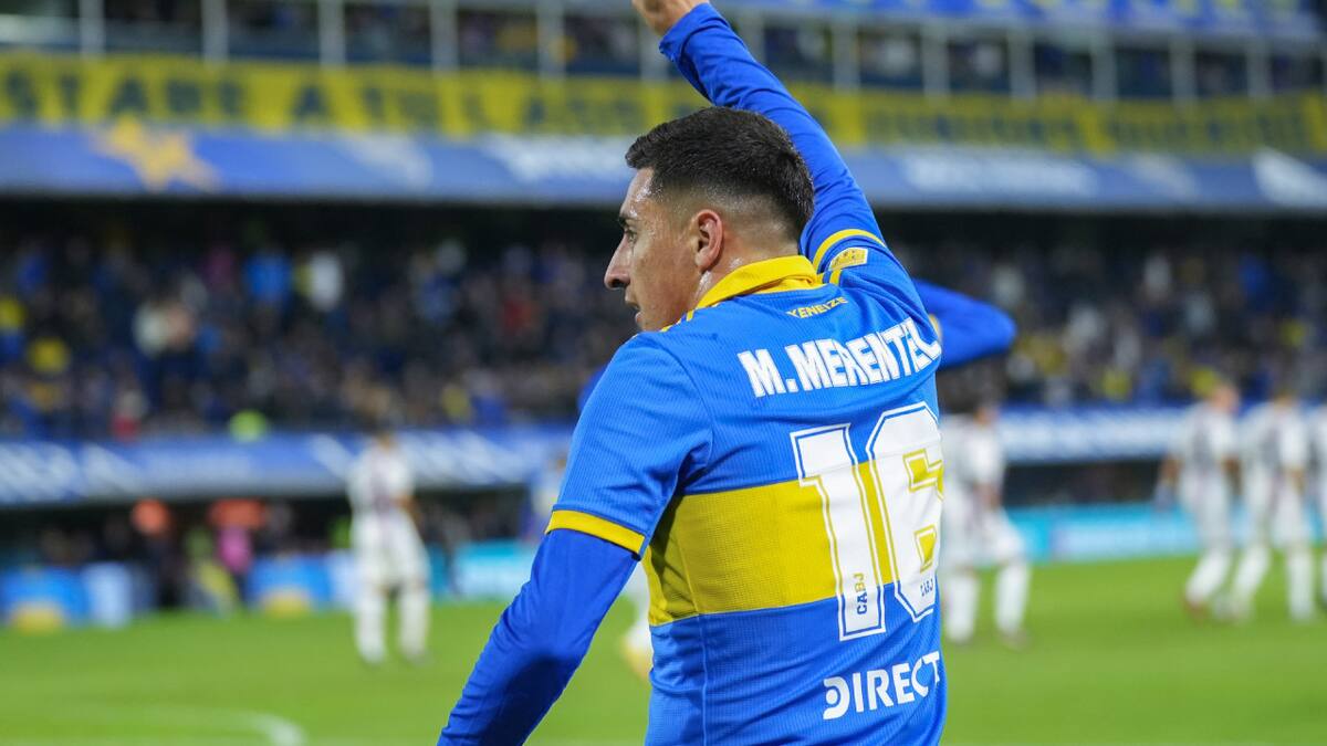 Miguel Merentiel, Boca. Foto: NA