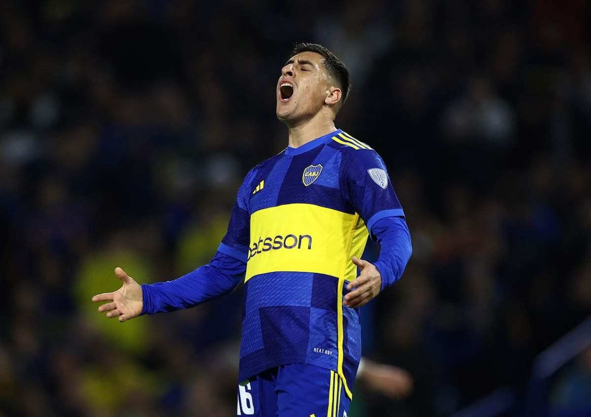 Miguel Merentiel, Boca. Foto: NA