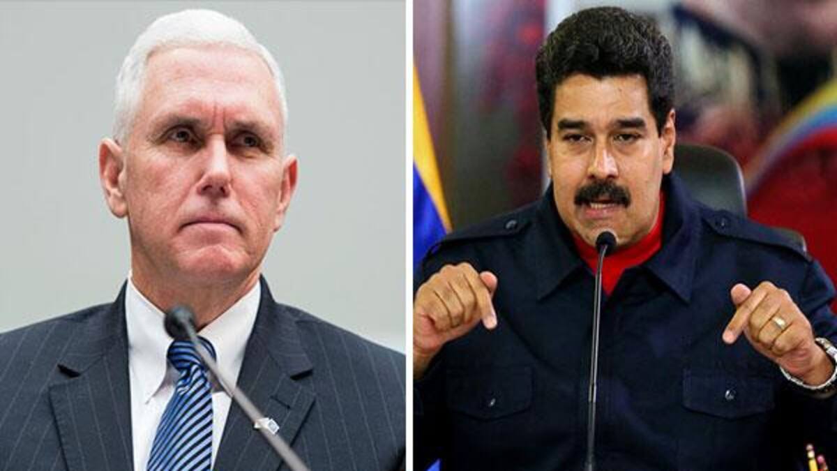 Mike Pence - Nicolás Maduro