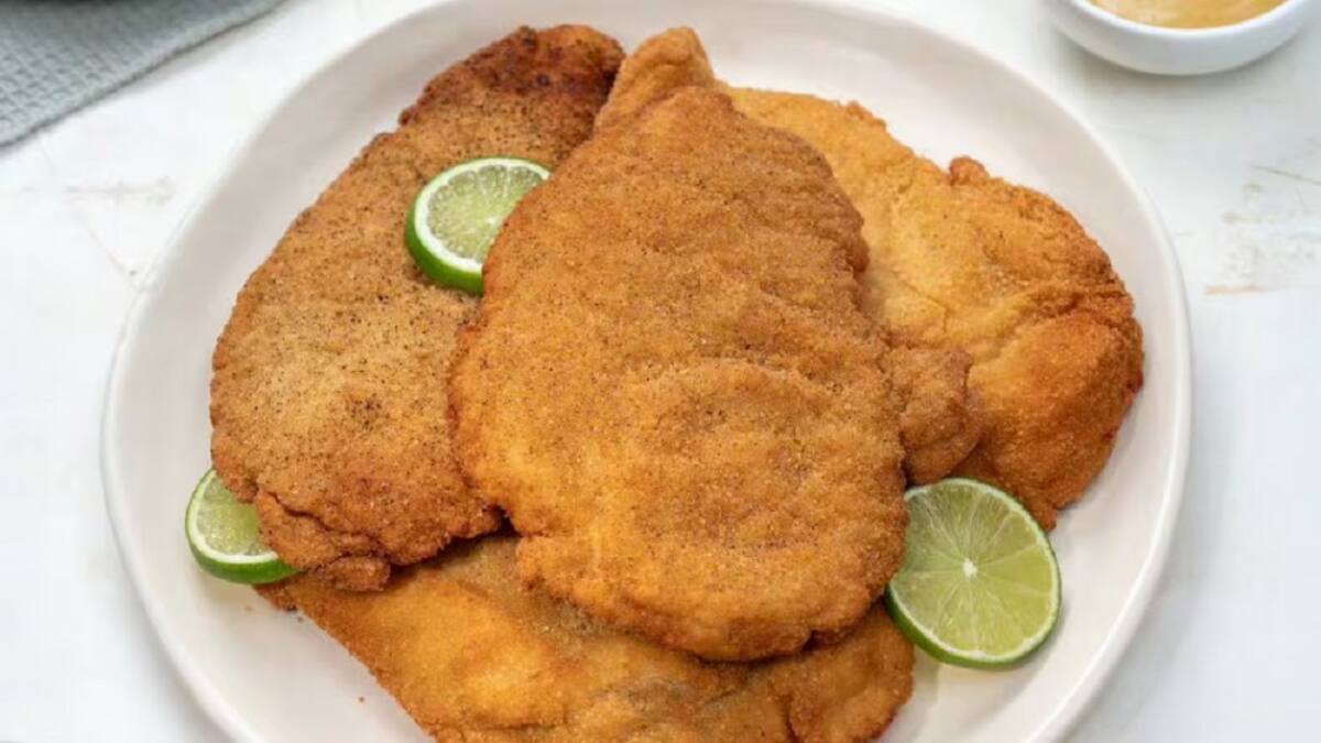 Milanesas, comida. Foto: Instagram @breaders.arg