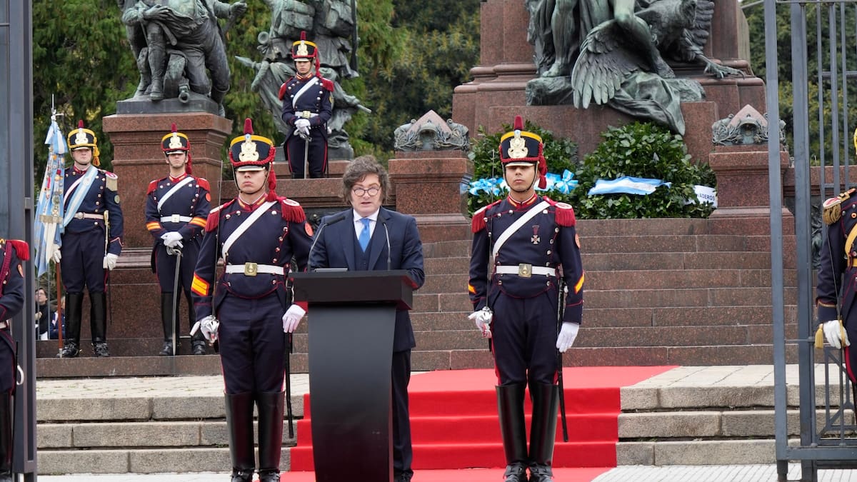 Javier Milei, en el acto homenaje al General José de San Martín: “Hoy la libertad nos enfrenta a enemigos internos y externos”