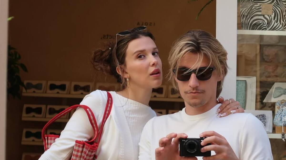 Millie Bobby Brown, actriz de Stranger Things, y Jake Bongiovi adoptaron un bebé