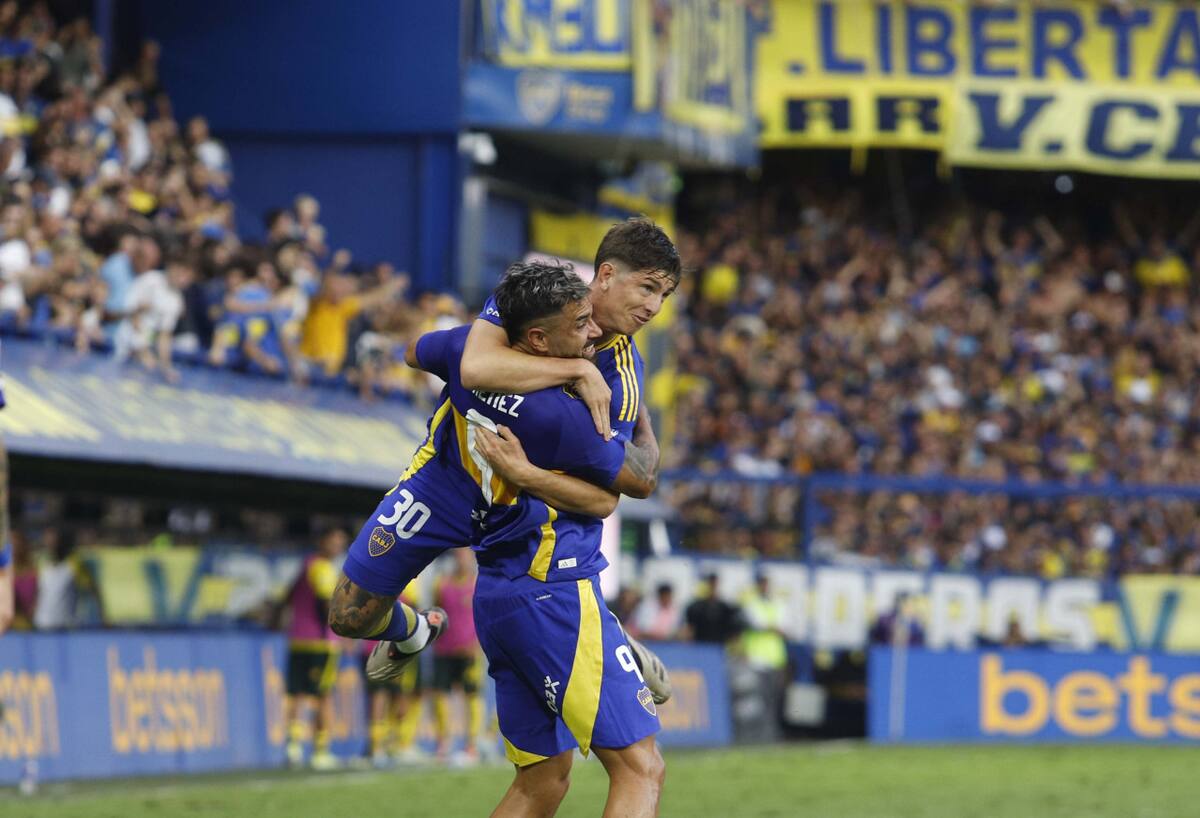 Milton Giménez, Boca vs Defensa y Justicia. Foto: NA/Damián Dopacio