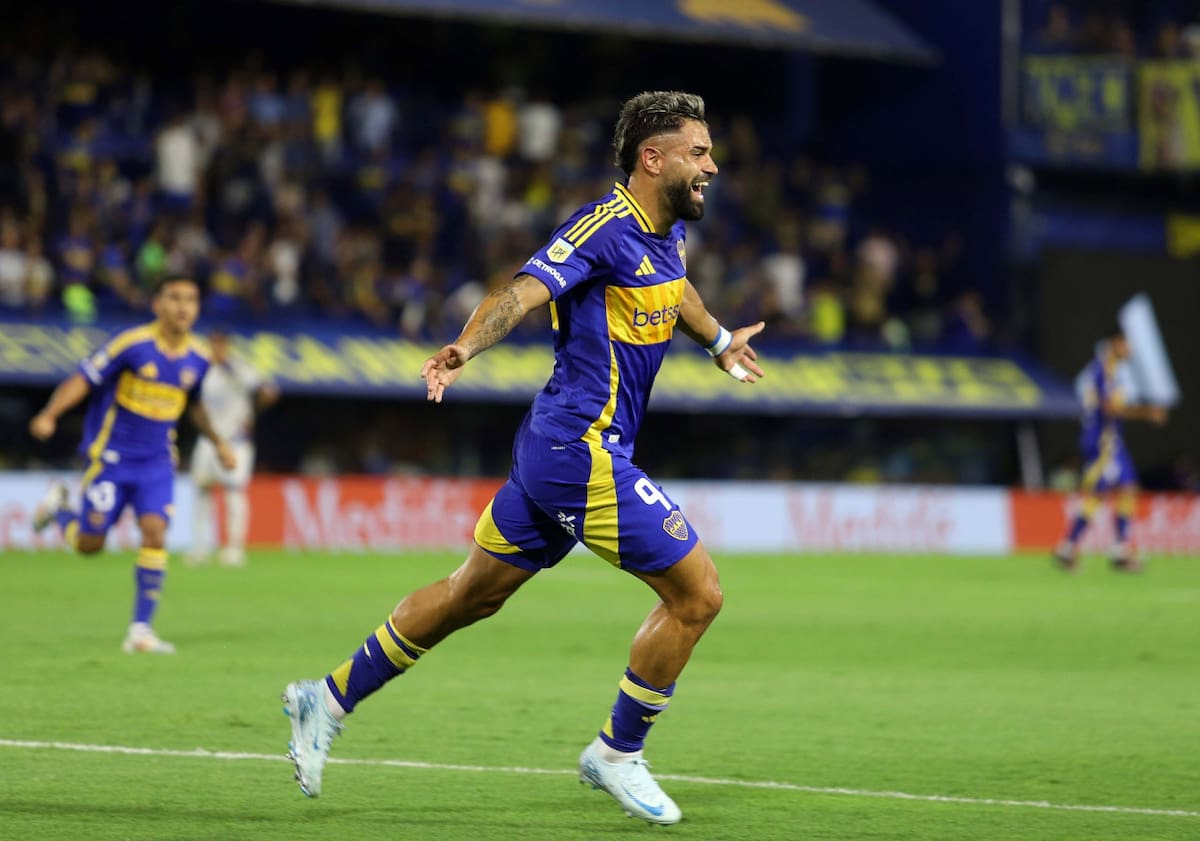 Milton Giménez; Boca Juniors vs Rosario Central. Foto: NA/Mariano Sánchez