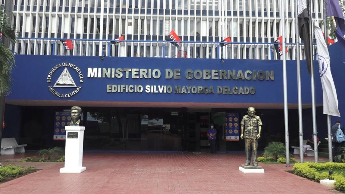 Ministerio de gobernación en Nicaragua. Foto: Google