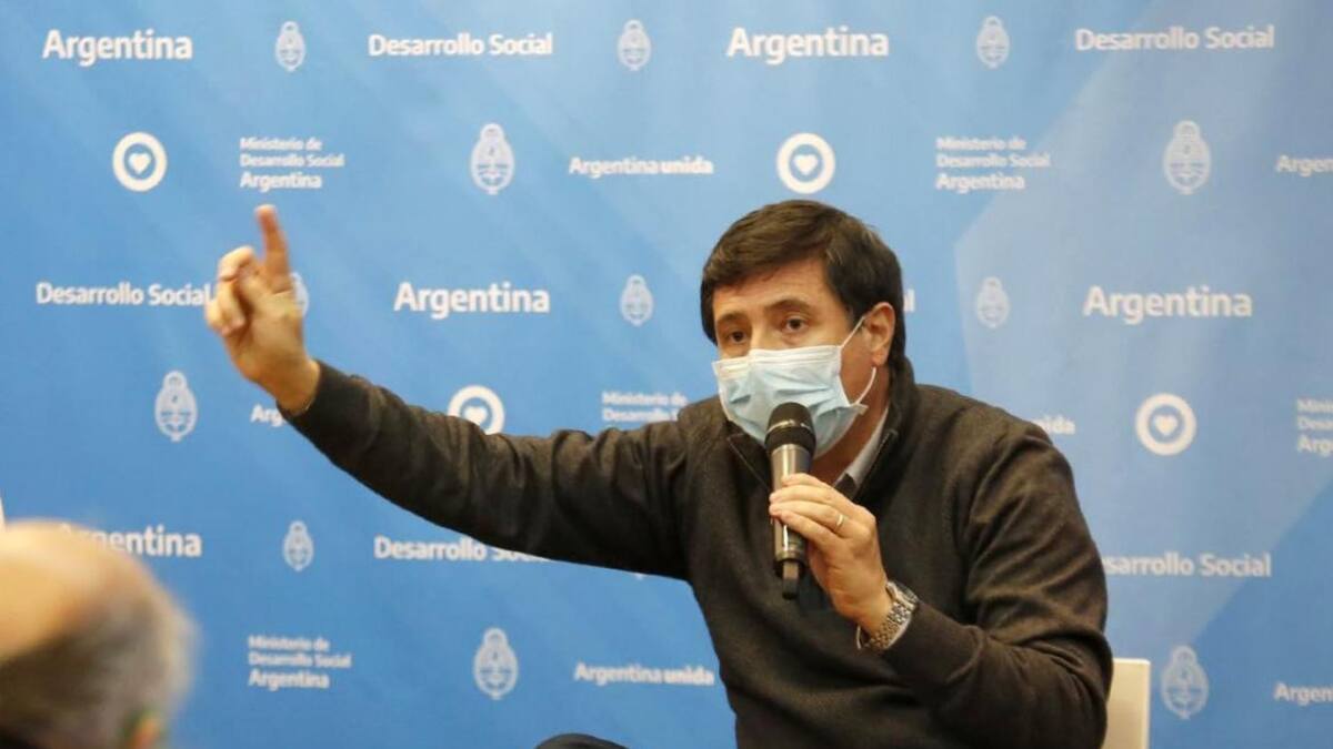 Ministro de Desarrollo Social, Daniel Arroyo, NA