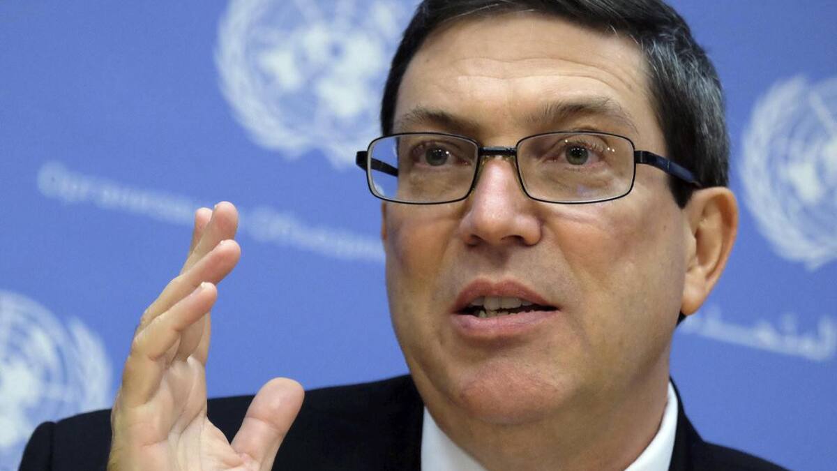 Ministro de Relaciones Exteriores de Cuba, Bruno Rodríguez Parrilla