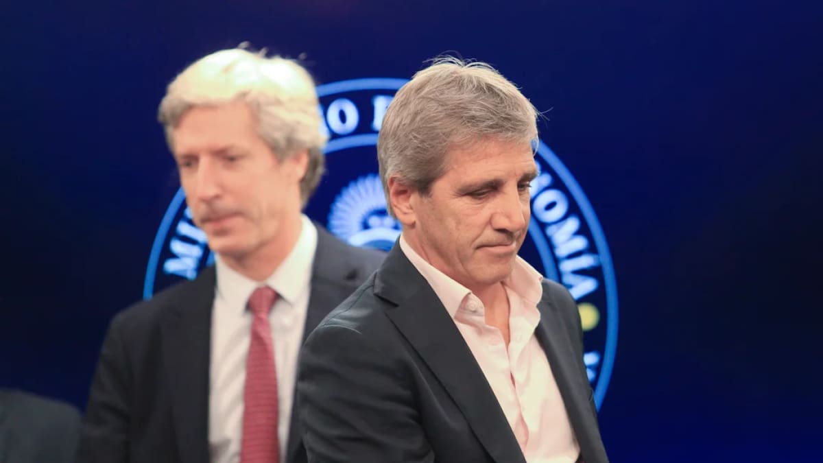 Ministro Luis Caputo. Foto: NA