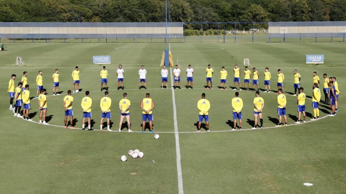 Minuto de silencio por la muerte de Roberto Digón, exdirigente de Boca Juniors.