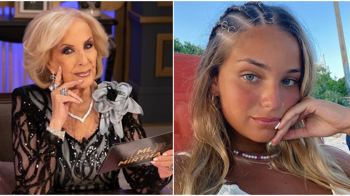 Mirtha Legrand y Catalina Gutiérrez. Fotos: Instagram.