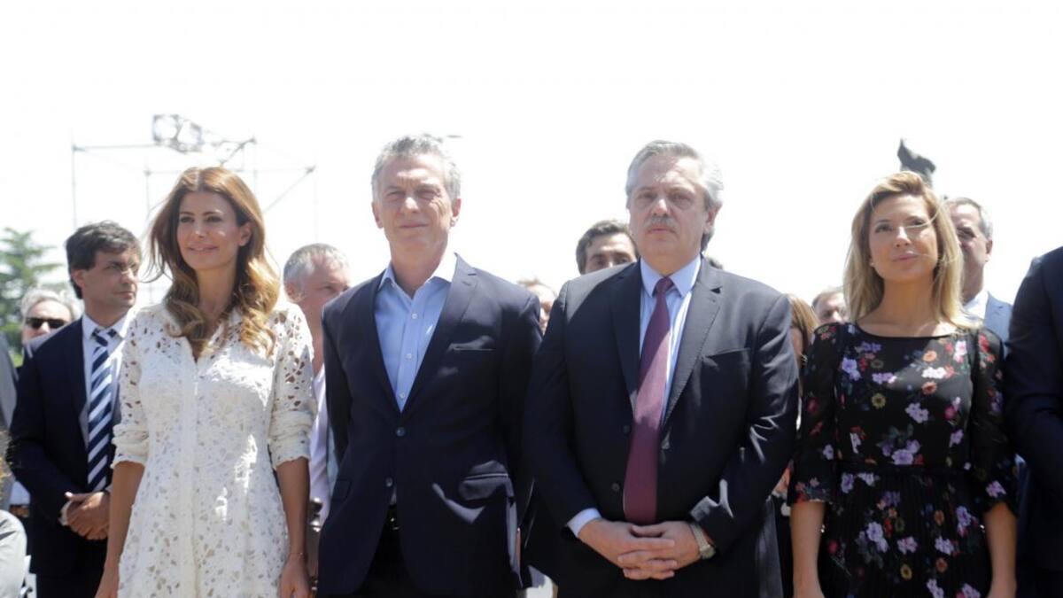 Misa en la Basílica de Luján por el Día de la Virgen, Mauricio Macri, Alberto Fernández, Fabiola Yáñez y Juliana Awada, NA