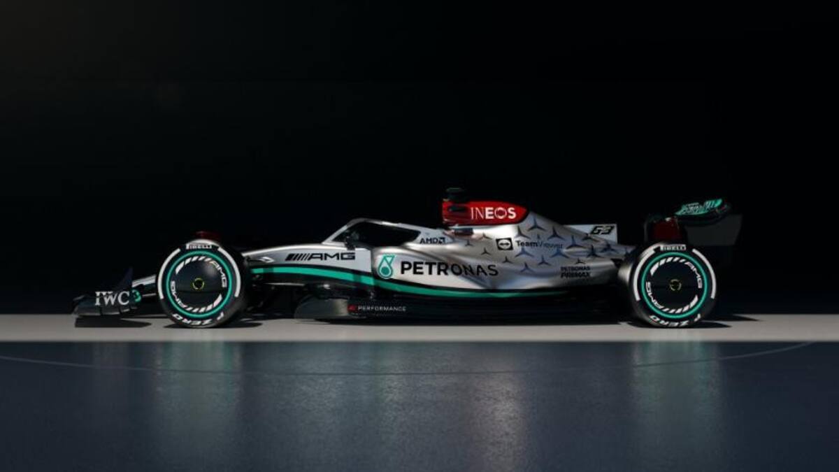 Modelo de Mercedes para la temporada 2022
