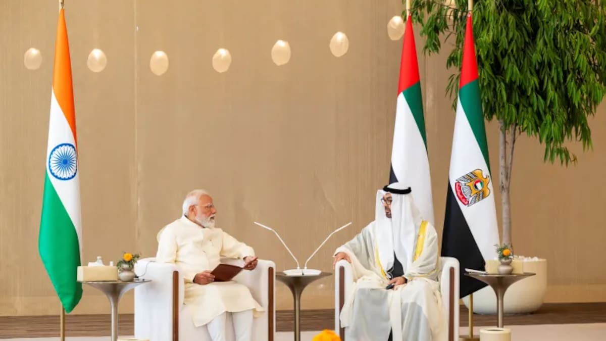 El primer ministro de India Narendra Modi llegó a Emiratos Árabes: se reunió con Bin Zayed y profundizó la alianza con el país saudí