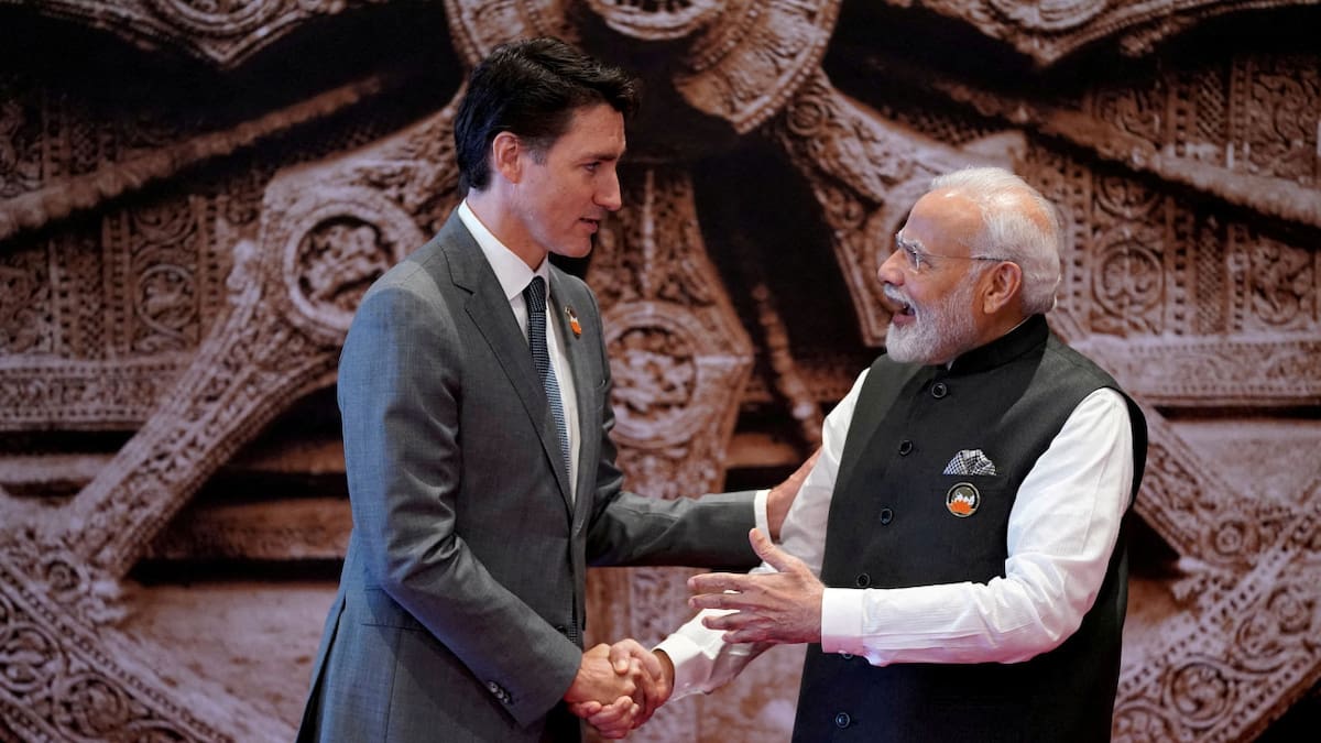 Modi y Trudeau. Foto: Reuters.