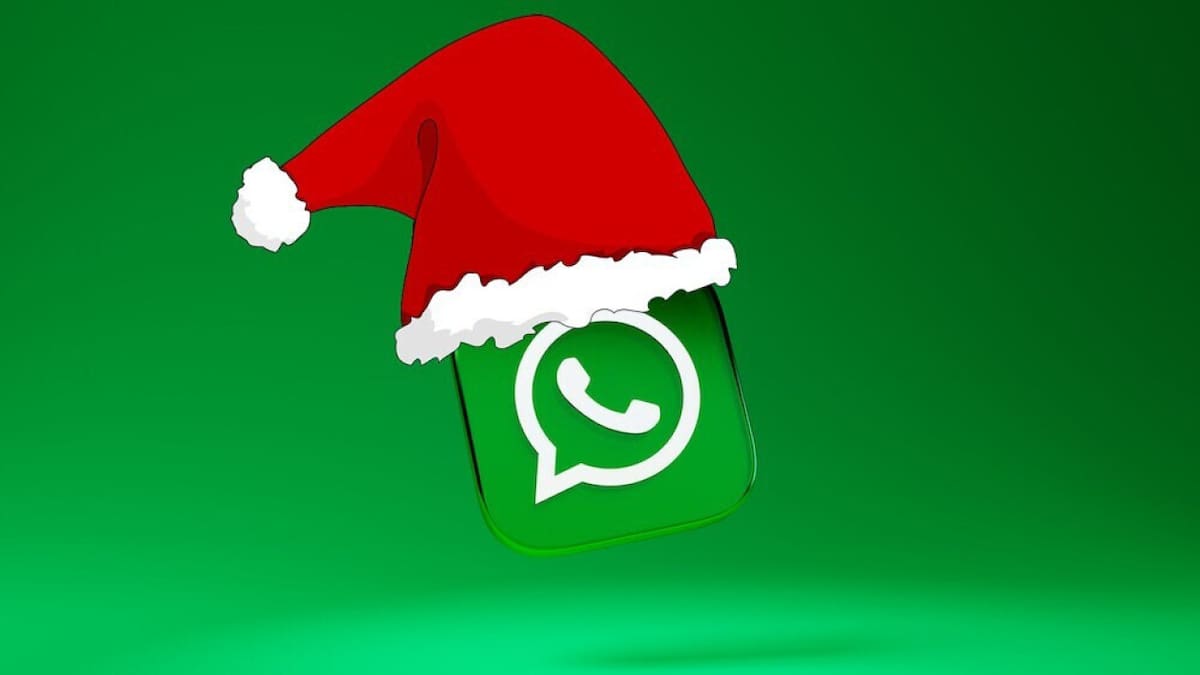 "Modo Navidad" en WhatsApp. Foto: X @aamorenoglz.