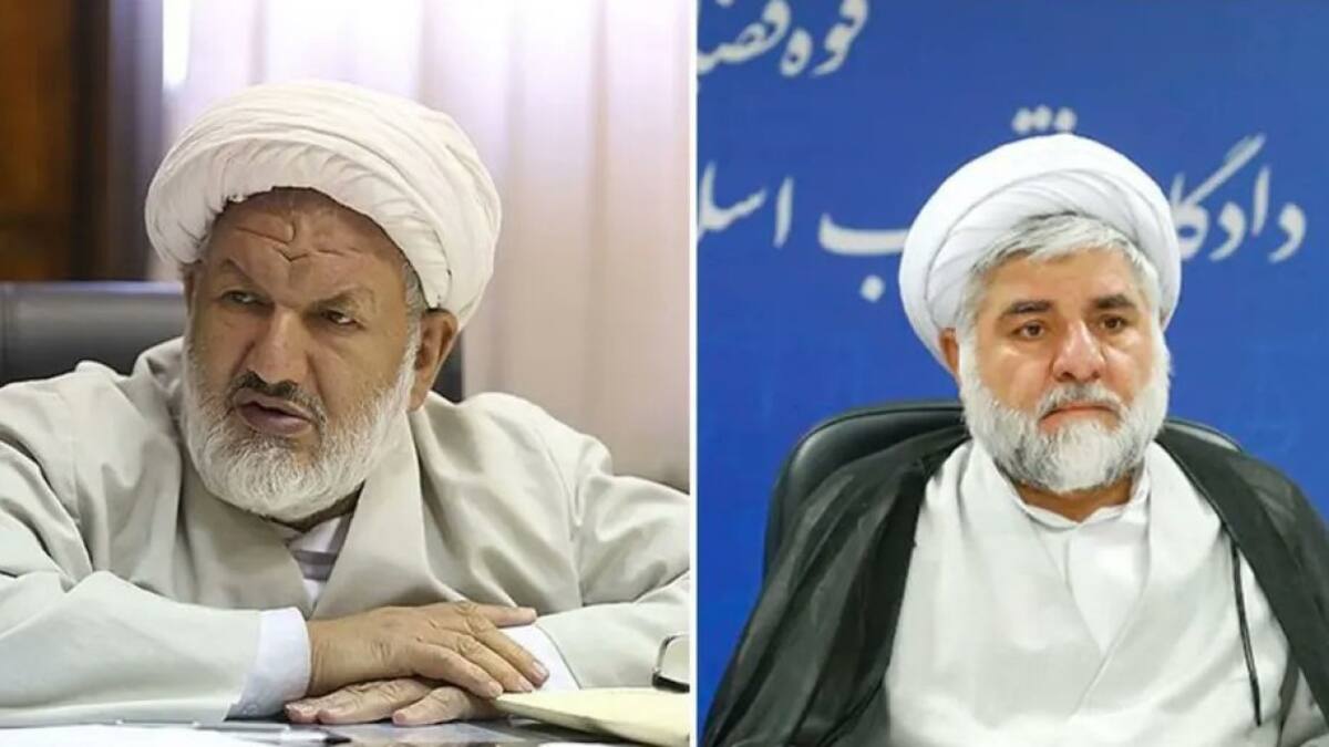 Mohammad Moghiseh y Ali Razini, jueces asesinados en Irán.