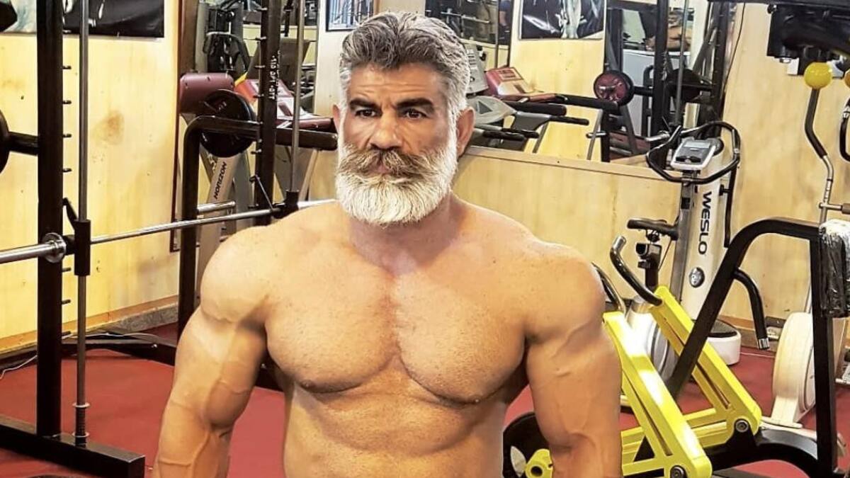 Mohtasham Khozeyme, abuelo fisicoculturista, fisicoculturismo