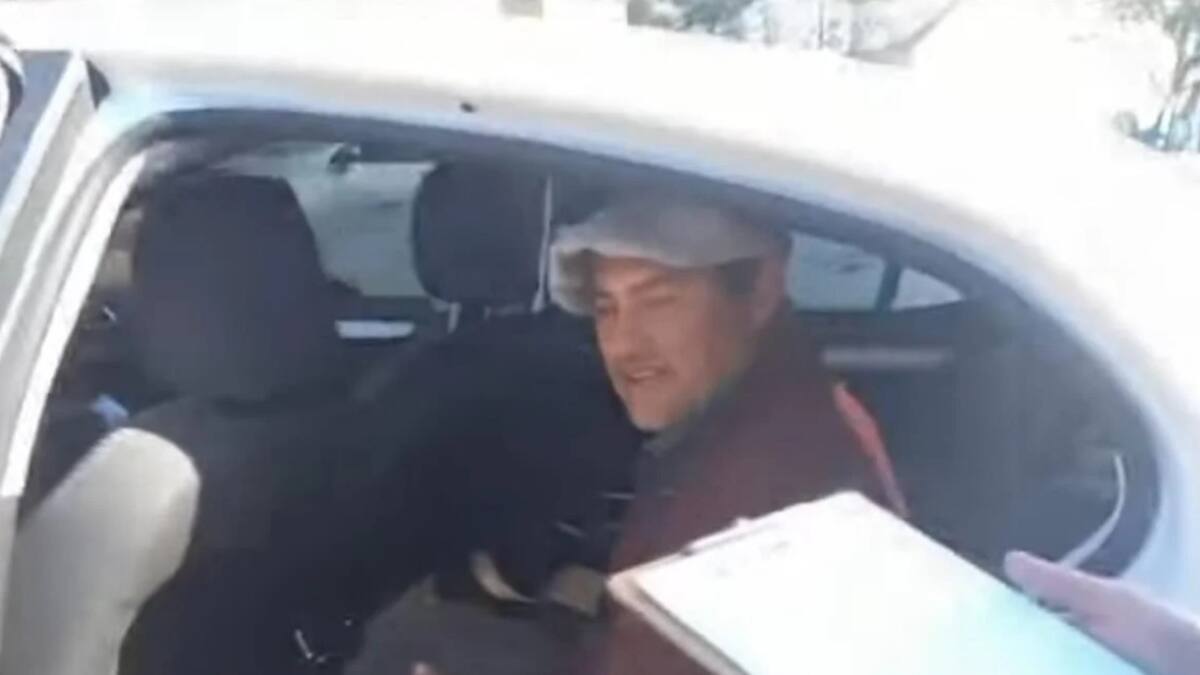 Momento en el que Méndez fue detenido. NA