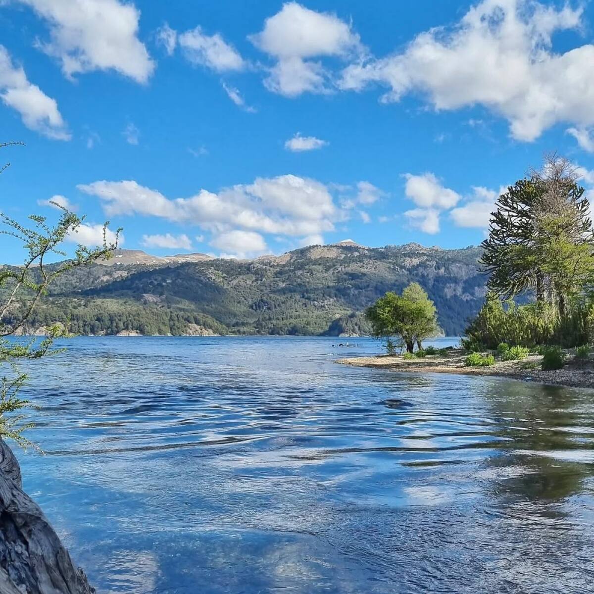 Moquehue, Neuquén. Foto Instagram @camping.moquehue.elverde