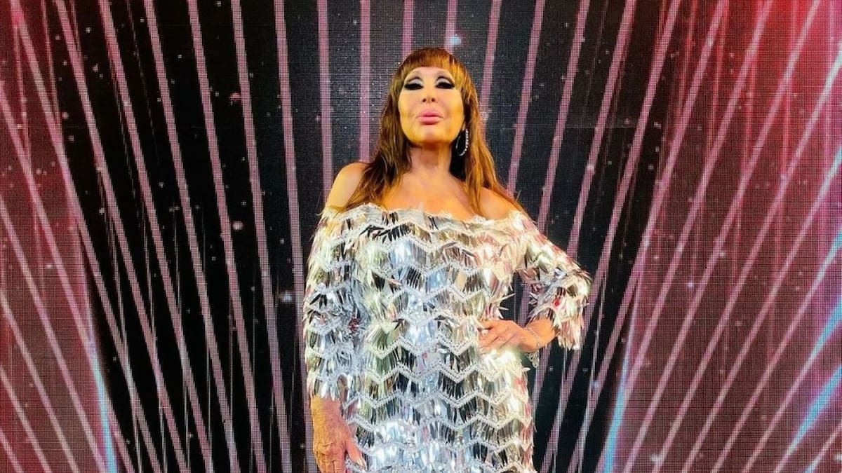Moria Casán. Foto Instagram.