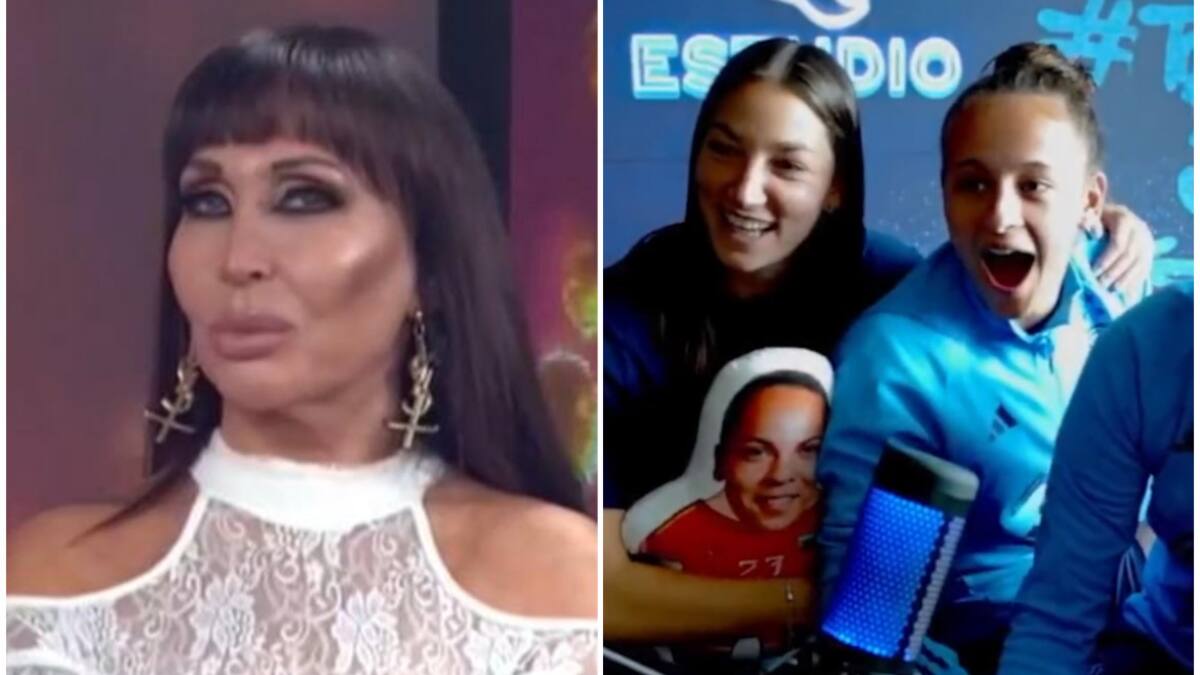 Moria Casán le dedicó un mensaje las jugadoras de la Selección. Foto: captura.